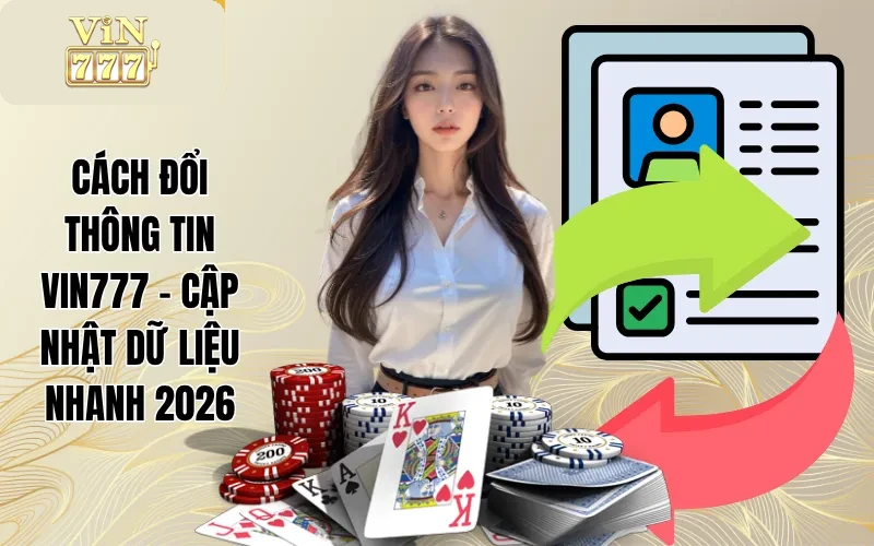 Cách Đổi Thông Tin VIN777 - Cập Nhật Dữ Liệu Nhanh 2026 1 Cách Đổi Thông Tin VIN777 - Cập Nhật Dữ Liệu Nhanh 2026