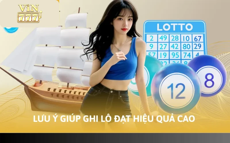 Cách Ghi Số Đề VIN777 - Các Quy Tắc Cần Nhớ Khi Tham Gia 4 Lưu ý giúp ghi lô đạt hiệu quả cao